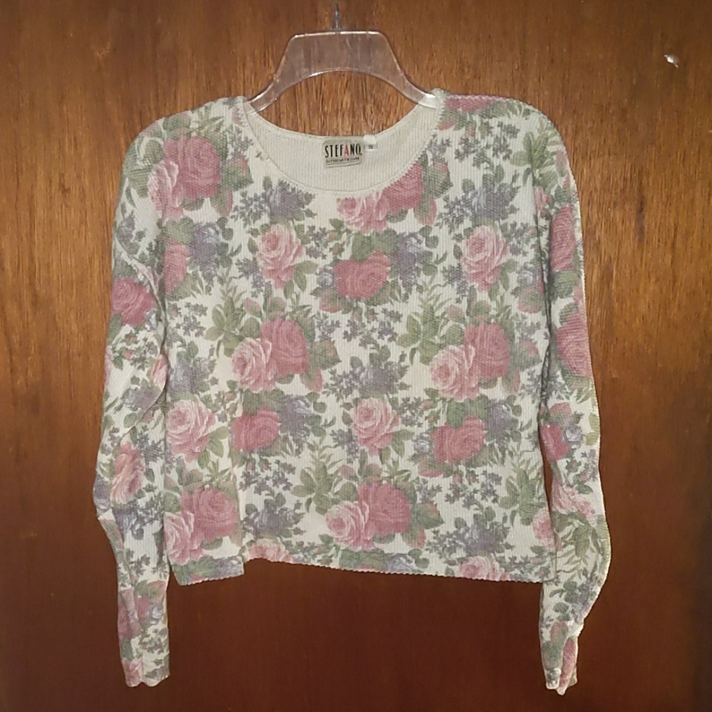 Vintage 80's floral shirt